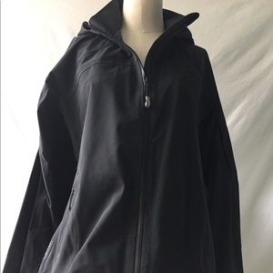 Merrell  hooded rain jacket in black